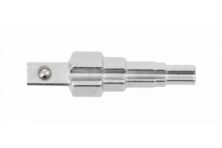Калибратор для металлопластиковых труб        9.6 mm / (3/8”)
11.6 mm / (29/68”)
12.6 mm / (1/2”)
16.4 mm / (21/32”)
21 mm / (27/32”)
