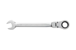 HOEGERT Ключ комбинированный шарнирный с трещоткой 20 мм, 72T, сталь CrV